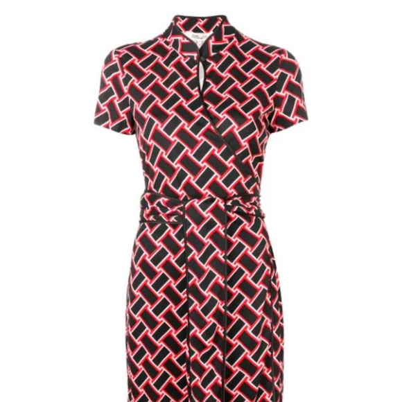 Diane Von Furstenberg Dresses & Skirts - DIANE VON FURSTENBERG JOVIE Silk Jersey Wrap Dress